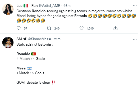 Reactions as Messi scores 5 goals for Argentina against Estonia