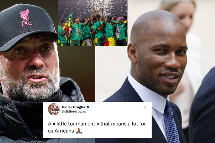 Didier Drogba posted a tweet that seemed to reply the Liverpool manager's previous remarks about AFCON