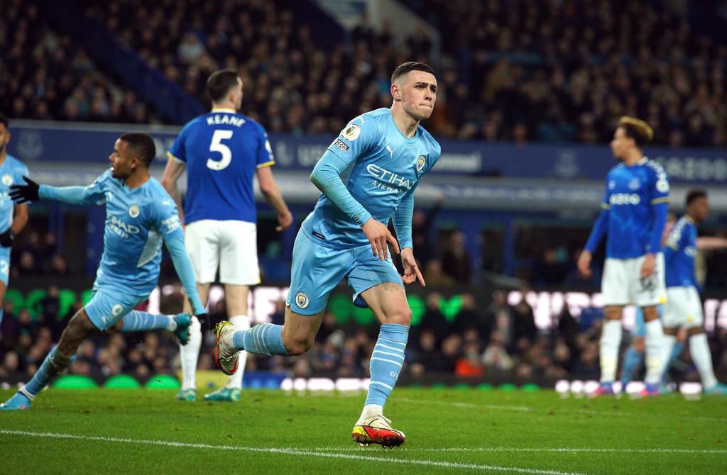 Phil Foden scored the winner for Manchester City as they won Everton in the Premier League on Saturday
