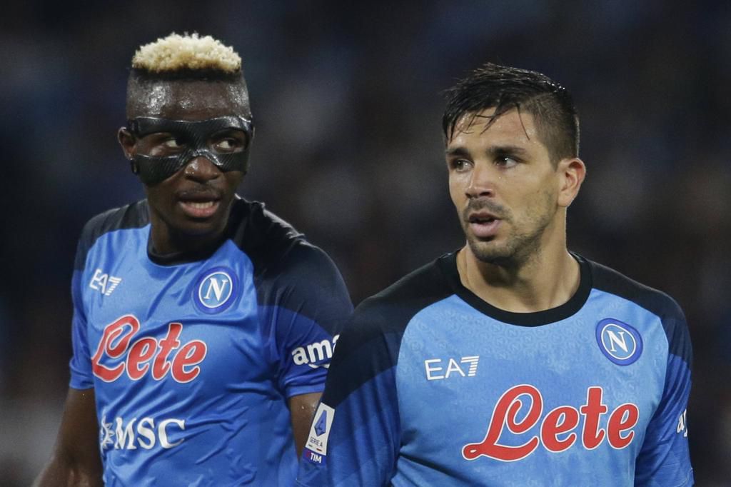 Victor Osimhen and Giovanni Simeone are in contention for the same number 9 spot at Napoli