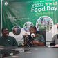 From right ; Mrs Tokunbo Emokpae, Permanent Secretary, Lagos State Ministry of Agriculture, Ms Abisola Olusanya, State Commissioner for Agriculture and Dr Rotimi Fashola, Senior Special Adviser to the Governor on rice during the news briefing on activi...