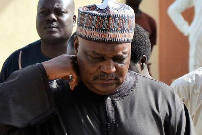 Former Taraba state governor, Jolly Nyame. [BBC]