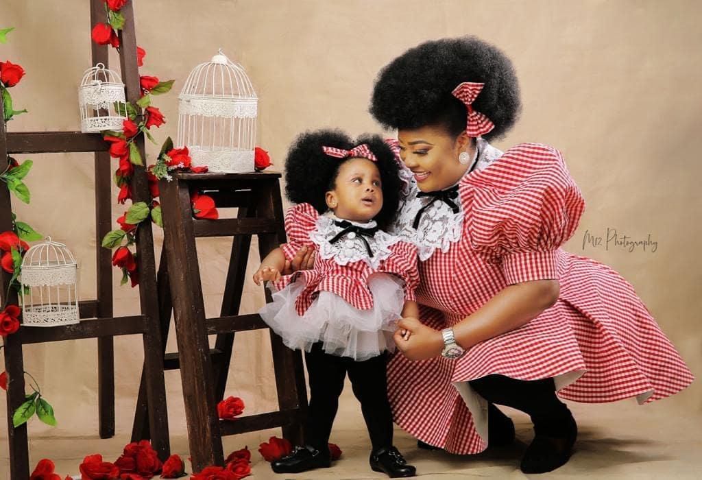 Ronke Odusanya's daughter, Fife, turns one today August 18, 2020 [Instagram/RonkeOdusanya]