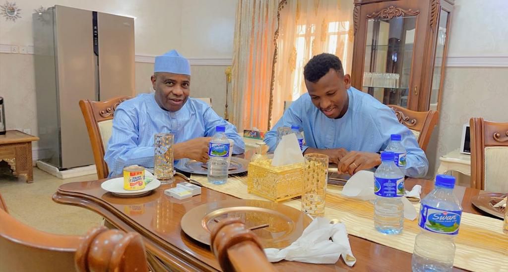 Abdullahi Shehu mets with Sokoto State governor Aminu Tambuwal