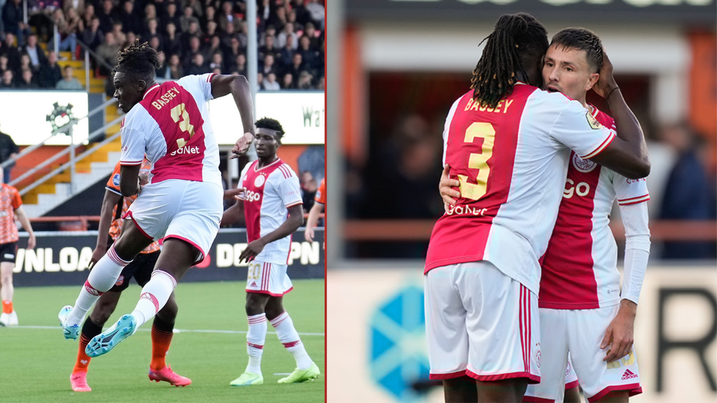 Calvin Bassey scored for Ajax in their 4-2 win against Volendam on Saturday