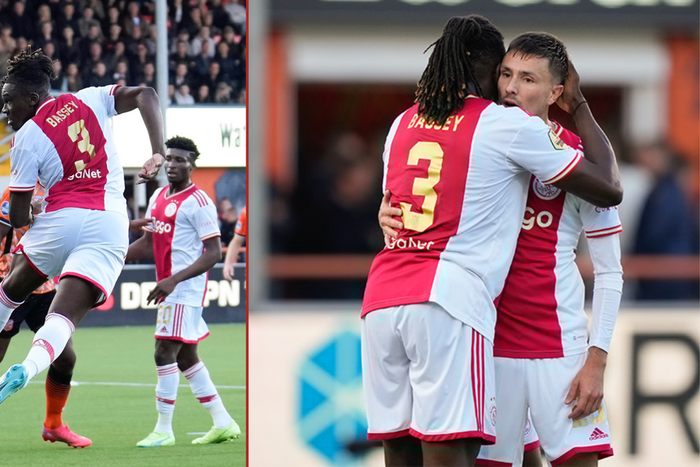 Calvin Bassey scored for Ajax in their 4-2 win against Volendam on Saturday