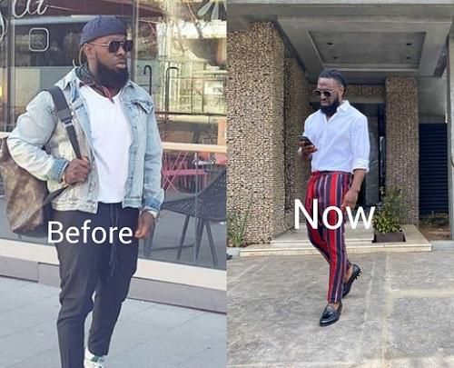 Timaya before and after [SunnyEhigator'sblog]
