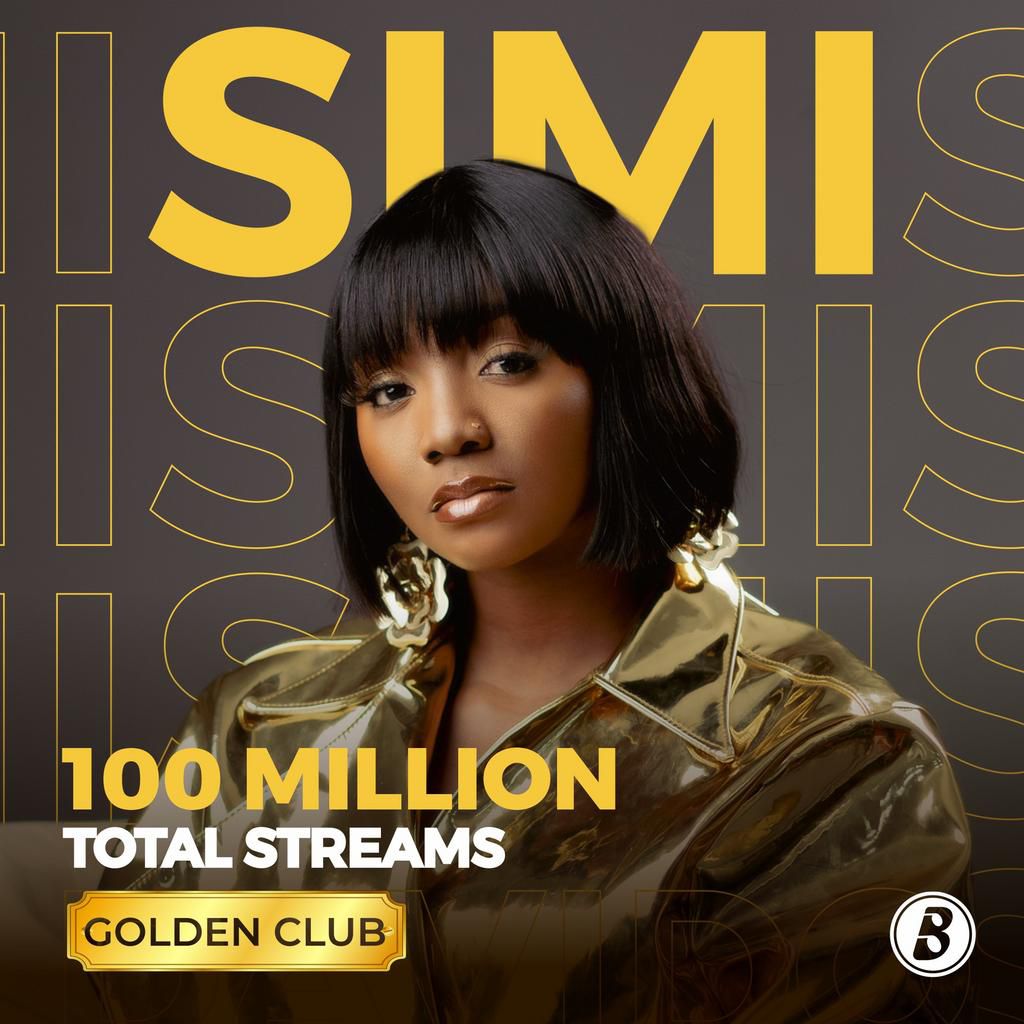 Simi becomes first woman to achieve 100 million stream on Boomplay