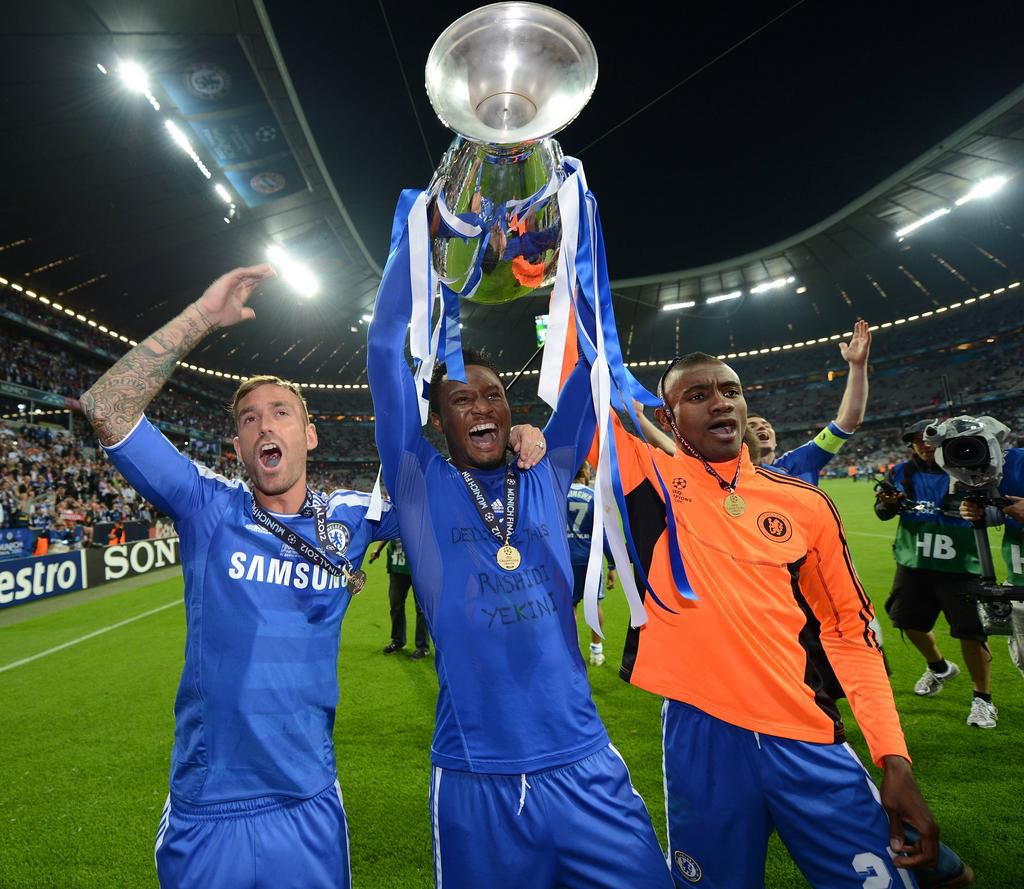 Former Chelsea midfielder Mikel Obi is one of the three Super Eagles legends to win the UEFA Champions league