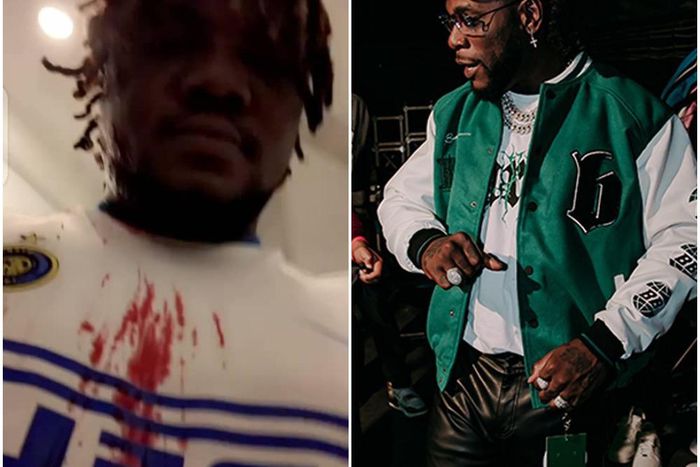 Pulse obtains audio and video recordings where CDQ claims he was stabbed by Burna Boy's squad over Obafemi Martins drama. (Pulse Nigeria/Instagram/Burna Boy)
