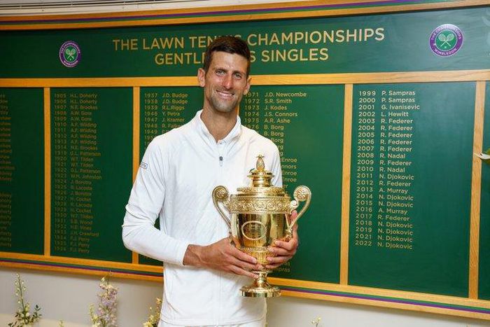 Novak Djokovic defeated Nick Kyrgios to lift this year's Wimbledon title