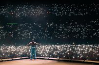 Burna Boy performing at the Ziggo Dome