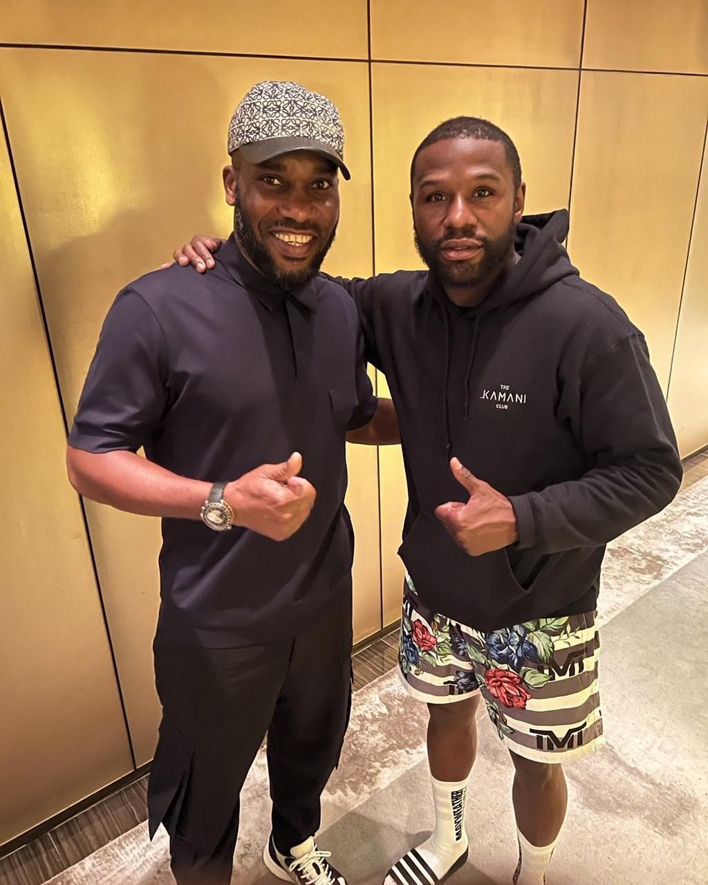 Okocha teams up with Floyd 'Money' Mayweather in Abu Dhabi