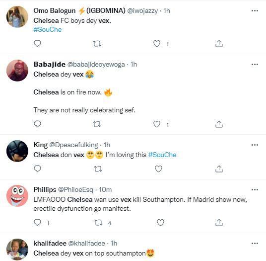 Chelsea bounced back after defeat to Real Madrid with a 6-0 victory away at Southampton