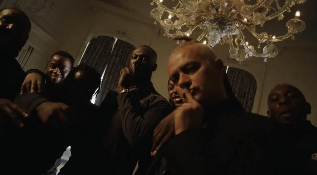 Jose Mourinho and Stormzy in a music video