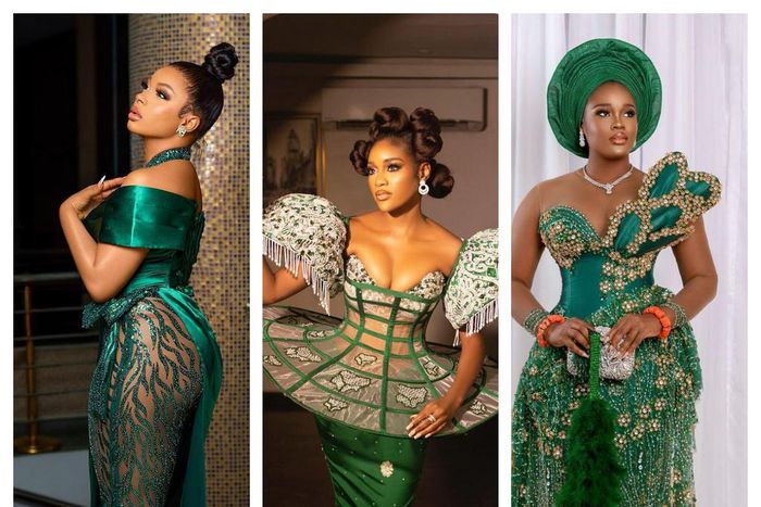 Nigerian celebrities posted these pictures on Instagram