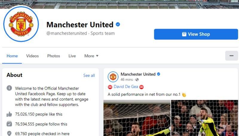 Manchester United (Facebook)