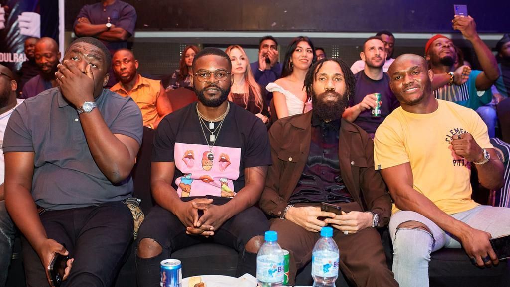 Falz, Phyno and Kamaru Usman