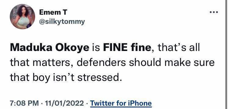 Another female fan sworn to protect the Super Eagles star