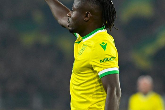 Moses Simon during the games vs Freiburg