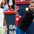 Nick Kyrgios(Right) defeated Daniil Medvedev at the National Bank Open in Montreal on Wednesday