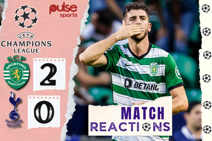 Social media reactions as Spurs lose 2-0 to Sporting in UCL