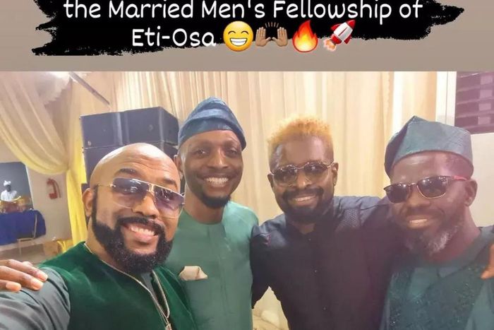 Banky W, Basketmouth, IK Osakioduwa, others storm MI Abaga's incredible wedding