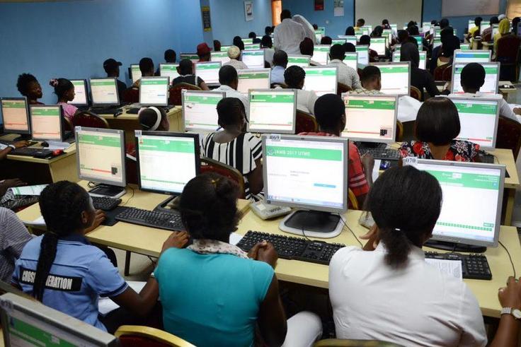 A cross-section of students writing the Unified Tertiary Matriculation Examination (UTME) [thenationonlineng]