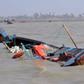 A file image of a capsized boat