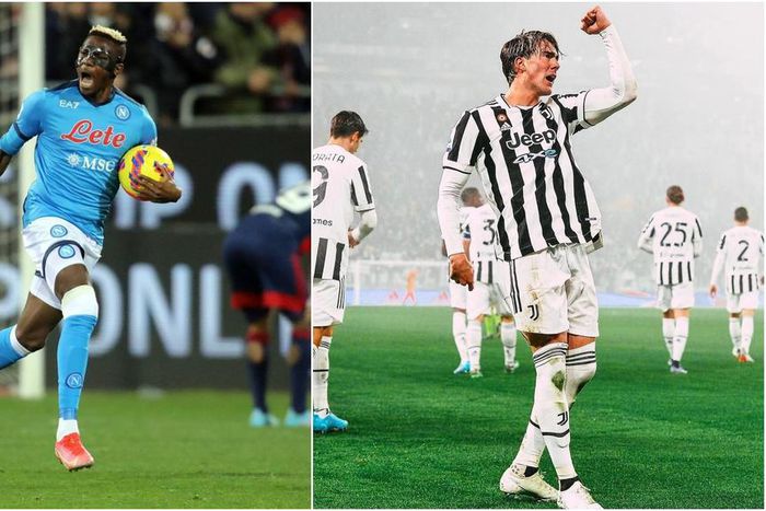 Vlahovic and Osimhen are two of the best strikers in Italy