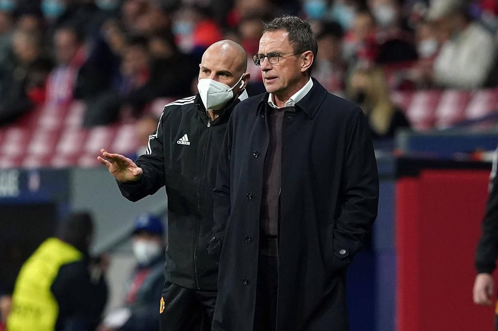 Manchester United coach Ralf Ragnick