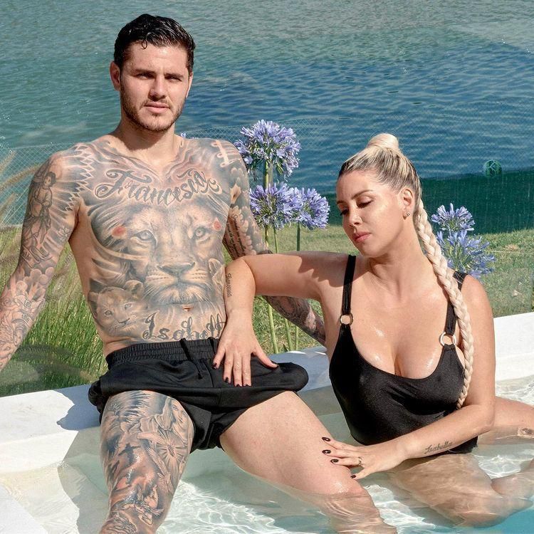 Icardi and Wanda kissed and made up eventually
