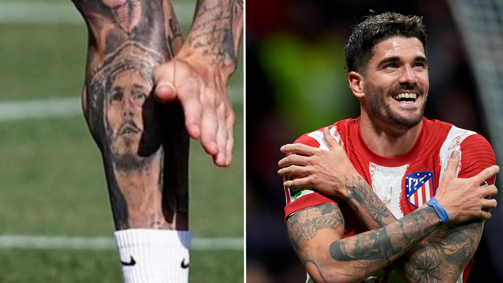 Rodrigo de Paul tattoo left leg