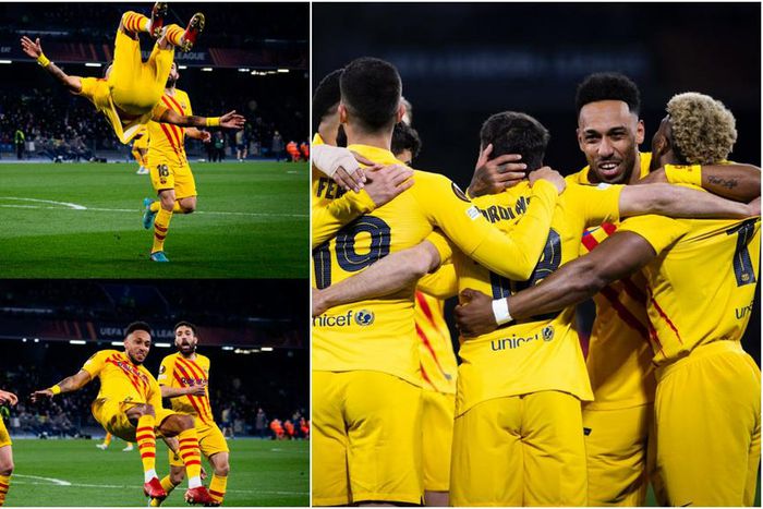It was a big moment for Barcelona against Napoli in Europe