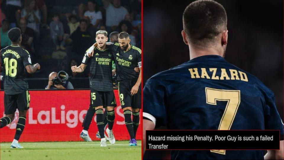 Hazard missed a penalty but Real Madrid secured a routine win against Celta Vigo