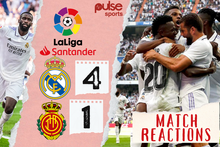 Social media reactions as Real Madrid crush Mallorca at home on Sunday afternoon in La LIga