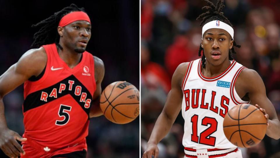 Precious Achiuwa and Ayo Dosunmu