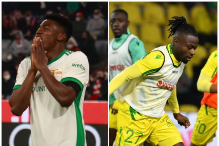 Taiwo Awoniyi and Moses Simon.