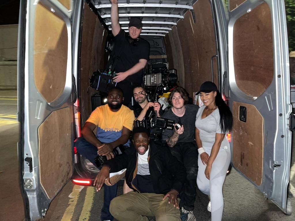 BTS of 'Golden Stripes' movie [Lazer Pictures/ EvritFilms distribution]