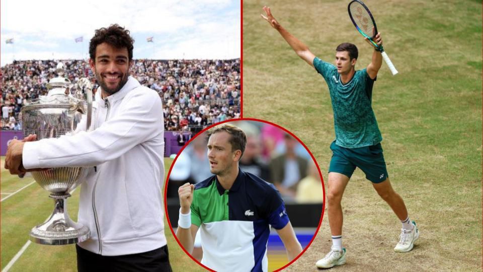 Hurkacz defeated Medvedev to win Halle as Berrettini defended his Queen's title