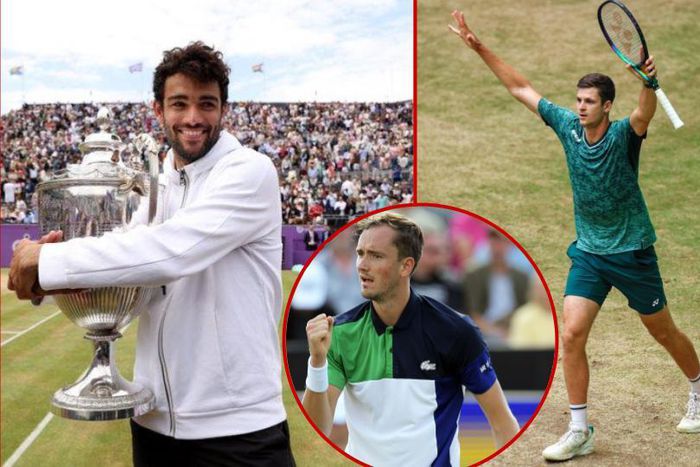 Hurkacz defeated Medvedev to win Halle as Berrettini defended his Queen's title