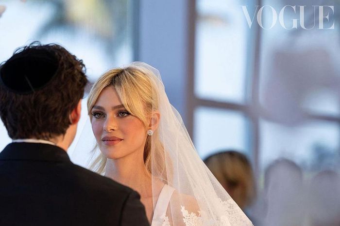 Brooklyn and Nicola at their wedding