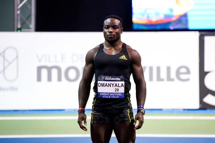 Ferdinand OMANYALA of Kenya during the Meeting Mondeville on February 9, 2022 in Mondeville, France. (Photo by Hugo Pfeiffer/Icon Sport via Getty Images)