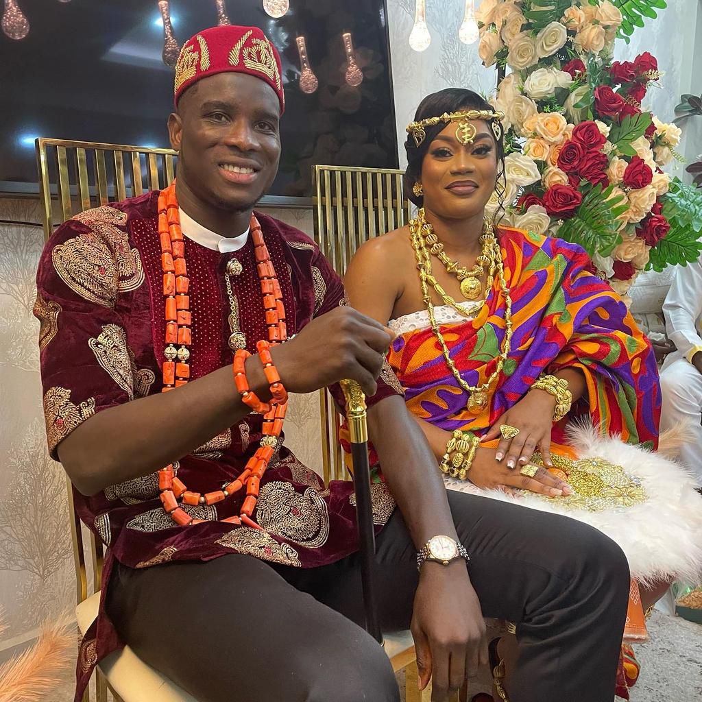 best photos from Paul Onuachu's wedding to partner Tracy in Accra
