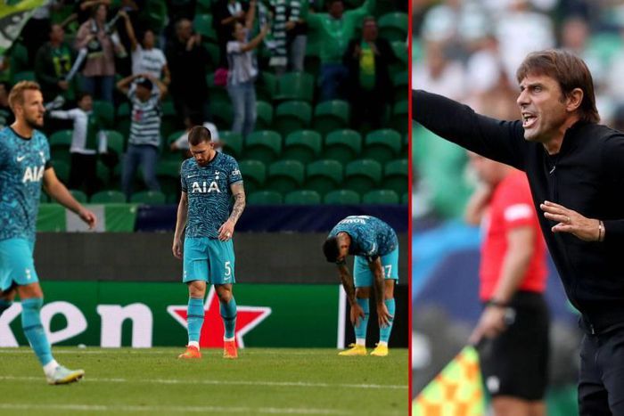 Antonio Conte speak on Tottenham's 2-0 loss to Sporting Lisbon