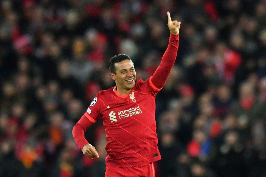 Liverpool's Spanish midfielder Thiago Alcantara