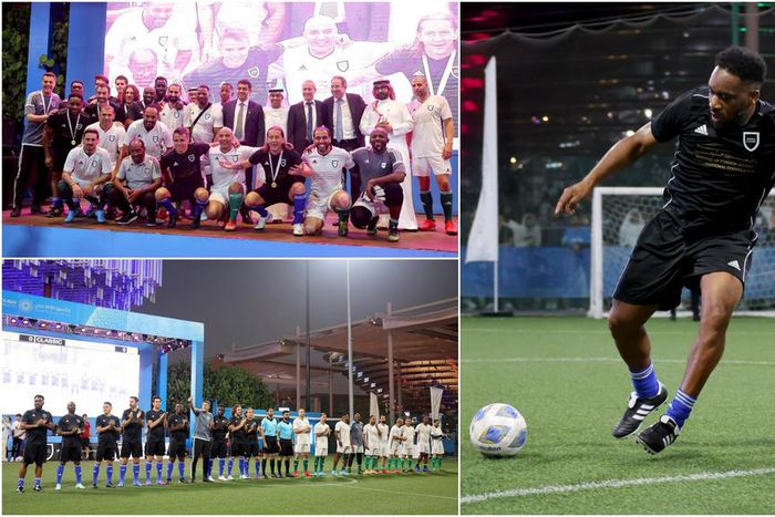 Okocha shined for the World Classic team against Abraham Accords in Dubai