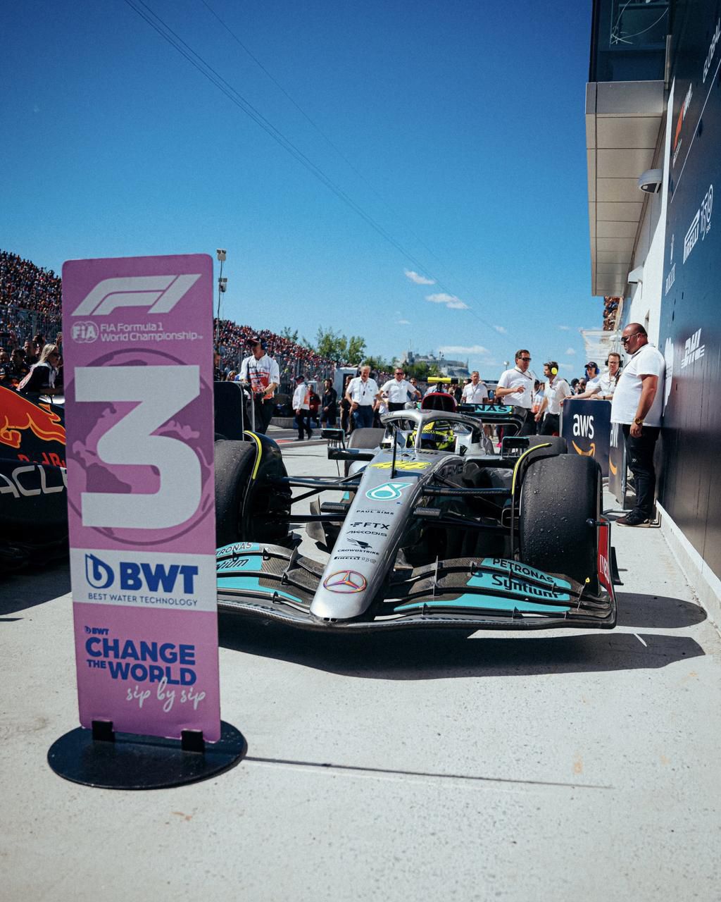 Lewis Hamilton enjoyed his second podium finish of the season