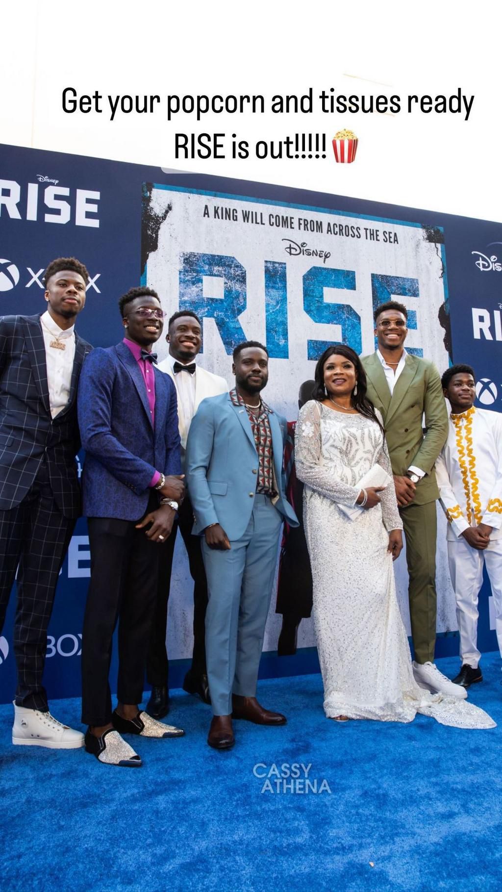 Giannis Antetokounmpo teams up with Marcus Rashford at premiere of biopic Rise