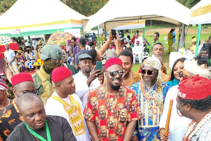 Nollywood actor Jim Iyke has been conferred with a chieftaincy title.